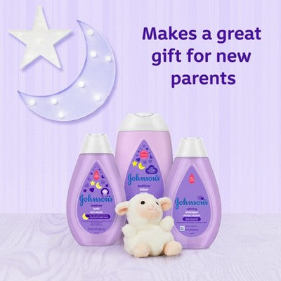 Johnson's Sleepy Time Bedtime Baby Gift Set Includes Baby Bath Shampoo, Wash & Body Lotion - 3ct