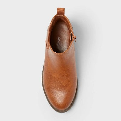 Kids' Brandy Chelsea Ankle Boots - Cat & Jack Cognac 3