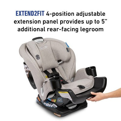 Graco Extend2Fit LX 3-in-1 Convertible Car Seat - Ashten (LOCAL PICKUP ONLY)
