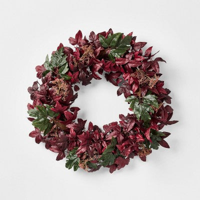 Plum Berry Wreath - Threshold designed with Studio McGee (LOCAL PICKUP ONLY)