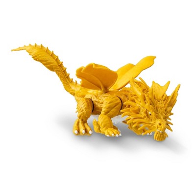 Dungeons & Dragons Questers Gold Dragon Buildable Figure with Molten Metallic Gold Finish