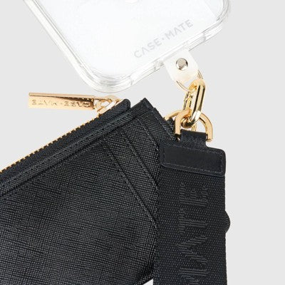 Case-Mate Phone Strap - Essential Wallet Black: Android & iPhone Compatibility, Nylon