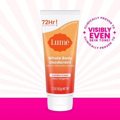 Lume Deo Cream Tube - Tangerine - 2.2oz