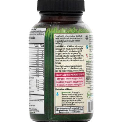 Irwin Naturals Steel-Libido for Women Dietary Supplement Liquid Softgels - 75ct