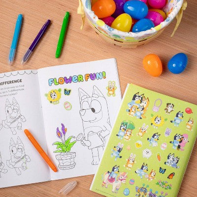 Bluey Colortivity: Happy Easter, Bluey! - (Color & Activity with Twistable Crayons) by Editors of Studio Fun International (Paperback)