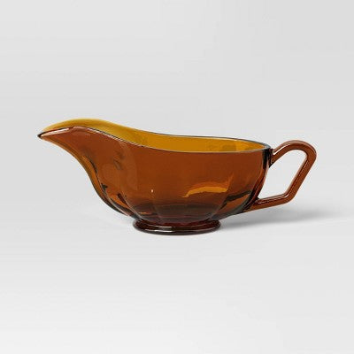 10 fl oz Gravy Boat Brown - Threshold