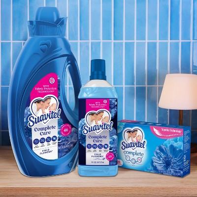 Suavitel Complete Liquid Fabric Softener and Conditioner - Field Flowers - 158 fl oz