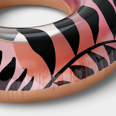 48" Pool Tube with Handles Inner Tube - Sun Squad Pink Palm