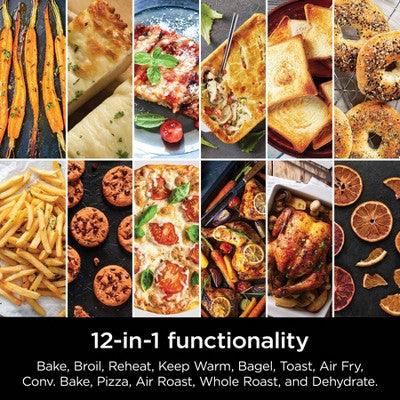 Ninja Double Stack XL Countertop Oven and Air Fryer with SmartFinish & DualZone Technology DCT601: Stainless Steel, Convection Bake, Air Fry (LOCAL PICKUP ONLY)