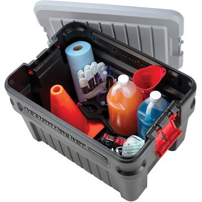 Rubbermaid 24gal Action Packer Tote Black (LOCAL PICKUP ONLY)