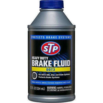STP 12oz Heavy Duty Dot 3 Brake Fluid
