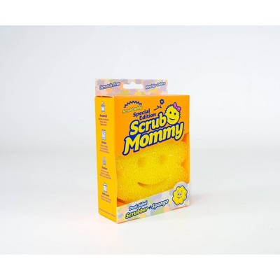 Scrub Daddy Scrub Mommy Power Flower Dual-Sided Scrubber + Sponge - Yellow