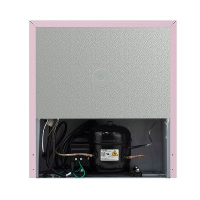 Frigidaire 1.6 cu ft Compact Retro Fridge with Freezer, Built-in Bottle Opener Pink (LOCAL PICKUP ONLY)