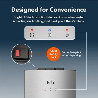 BRIO 530 Series 4-Stage RO Bottleless Water Cooler (LOCAL PICKUP ONLY)