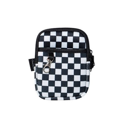 CharCharms Check Pouch White/Black