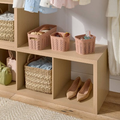 3pk Wave Assorted Decorative Basket Terracotta 5L Narrow 2c - Brightroom