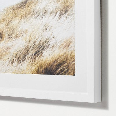 30" x 36" Cold Beach Framed Wall Art - Threshold designed with Studio McGee (LOCAL PICKUP ONLY)