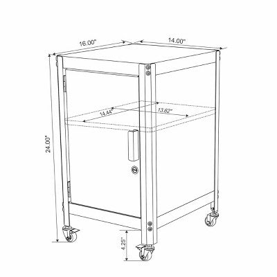 Metal Rolling Locker Cabinet Blue - Room Essentials Assembly Required (LOCAL PICKUP ONLY)