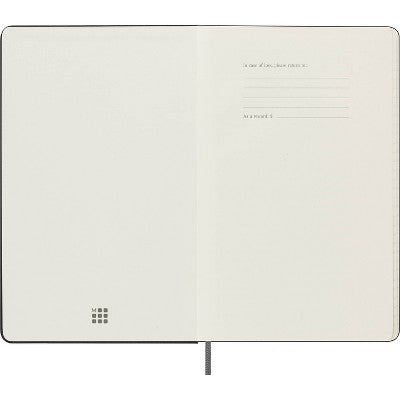 Moleskine 2024-25 Large Weekly Planner 8.26"x5.31" Hardcover Black: Pocket Calendar, Elastic Closure, Ribbon Marker