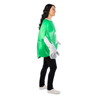 Rubies Kids' Mars M&Ms Round Candy Costume Apparel Set Green One Size