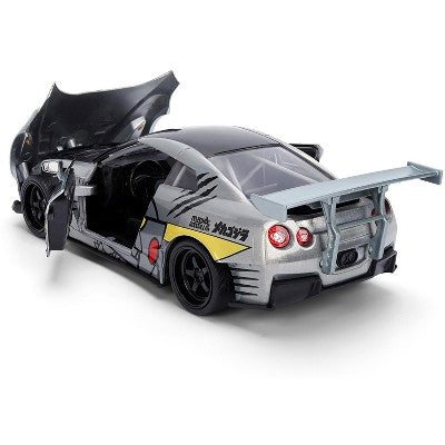 2009 Nissan GT-R (R35) Ben Sopra Brushed Metal "Godzilla" 1/24
