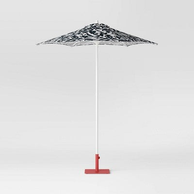 25lbs Steel Square Outdoor Patio Market Umbrella Bases Red - Room Essentials (LOCAL PICKUP ONLY)