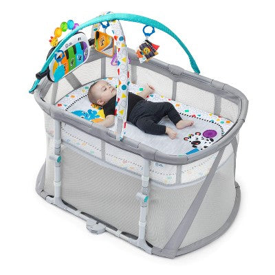 Baby Einstein Kick & Snooze Playard with Oval Fitted Sheet