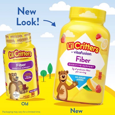 L'il Critters Fiber Gummies - Fruit Flavors - 90ct