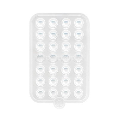 Octobuddy Silicone Suction Cup Phone Case Mount Magnet - Transparent