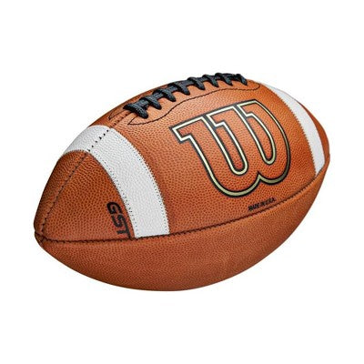 Wilson GST Speed Skin Official Football - Brown: Regulation Size, Leather Composite, Butyl Bladder