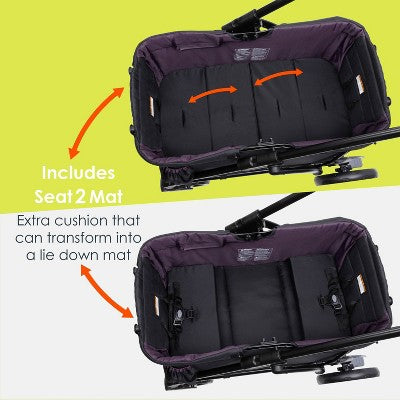 Baby Trend Navigator PLUS 2-in-1 Stroller Wagon - Dash Plum (LOCAL PICKUP ONLY)
