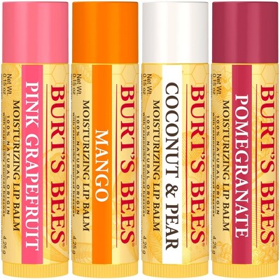 Burt's Bees Superfruit Lip Balm - 4ct