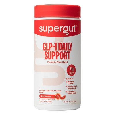 Supergut GLP-1 Daily Support Prebiotic Fiber Powder - Blood Orange - 18 servings/6.1oz