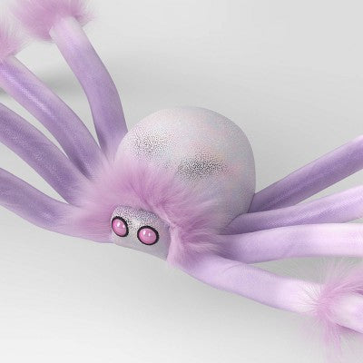 20" Plush Spider Halloween Decorative Prop Lavender - Hyde and EEK! Boutique