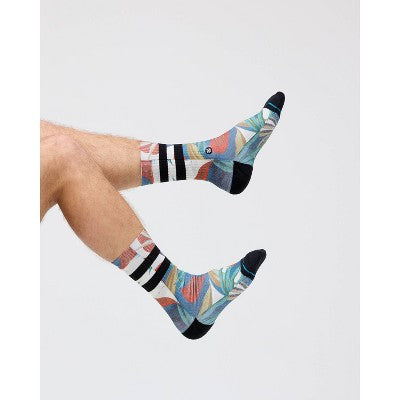 STANCE Men's Tropical Print Twist Crew Socks - 6-12