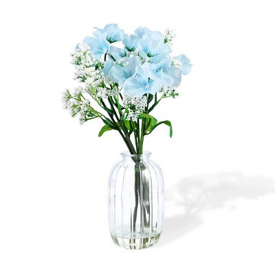 Potted Florals Blue - Bullseye's Playground