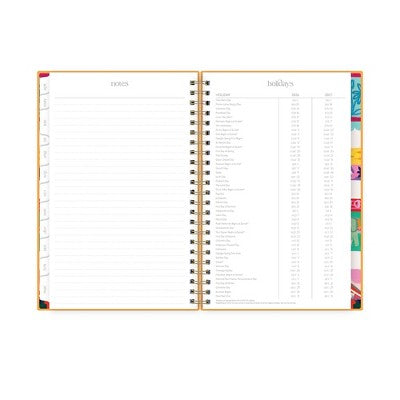 Rhi James for Blue Sky Weekly/Monthly Planner 15 Month Wirebound 5"x8" Matte Hardcover - Gold Balloon