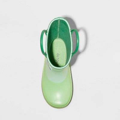 Toddler Kesi Rain Boots - Cat & Jack Green 12T