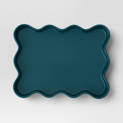 Scallop Tray Teal - Room Essentials