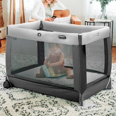 Chicco Lullaby Playard - Calla: Locking Wheels, Changing Table, Carrying Bag, Maximum Bassinette Weight 15 lbs (LOCAL PICKUP ONLY)