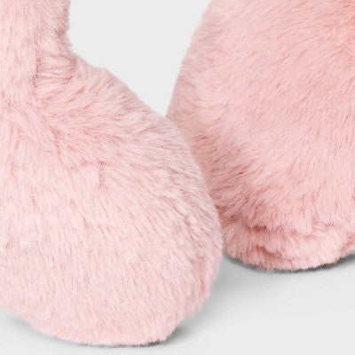 Girls' Faux Fur Earmuff - art class Pink