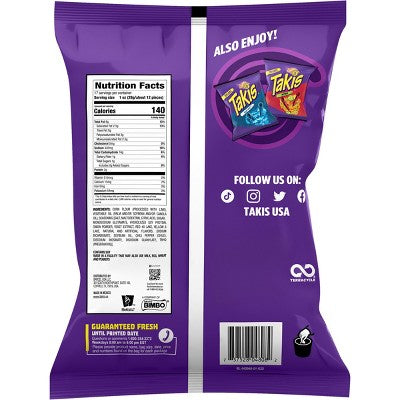 Takis Fuego Tortilla Chips Fiesta Size Bag - 17oz (LOCAL PICKUP ONLY)