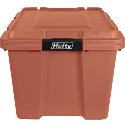 Hefty MAX PRO Storage Tote 18 Gallon - Paprika (LOCAL PICKUP ONLY)