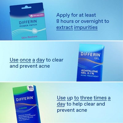 Differin Skin Restore Hydrocolloid Pimple Patches for Acne - 23ct