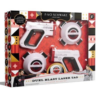 FAO Schwarz Toy Laser Tag Shooting Game Circular Vest - New Box Size