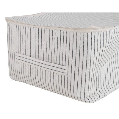 Canvas Under The Bed Storage Pinstriped - Bullseye's Playground