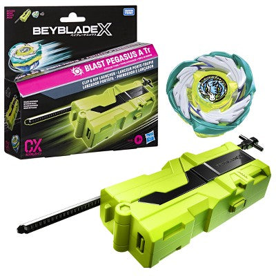 Beyblade X Clip & Rip Launcher Set Battle Tops