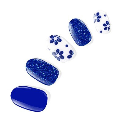 Dashing Diva Gloss Nail Art - Flor Azul - 32ct