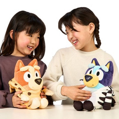 Bluey Siblings Interactive Plush - 2pk: Sound-Effect Fabric Toys