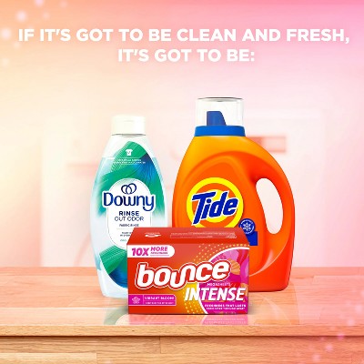 Bounce Vibrant Blooms Intense Dryer sheets - 80ct